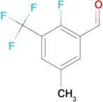 2-Fluoro-5-methyl-3-(trifluoromethyl)benzaldehyde