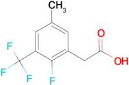2-Fluoro-5-methyl-3-(trifluoromethyl)phenylacetic acid