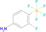 3-Fluoro-4-(pentafluorosulfur)aniline