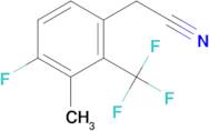 4-Fluoro-3-methyl-2-(trifluoromethyl)phenylacetonitrile
