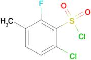 6-Chloro-2-fluoro-3-methylbenzenesulfonyl chloride