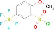 2-Methoxy-5-(pentafluorosulfur)benzenesulfonyl chloride