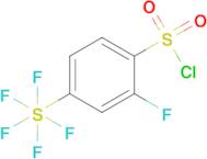 2-Fluoro-4-(pentafluorosulfur)benzenesulfonyl chloride