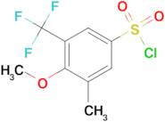 4-Methoxy-3-methyl-5-(trifluoromethyl)benzenesulfonyl chloride