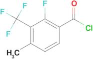 2-Fluoro-4-methyl-3-(trifluoromethyl)benzoyl chloride