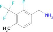 2-Fluoro-4-methyl-3-(trifluoromethyl)benzylamine