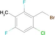 6-Chloro-2,4-difluoro-3-methylbenzyl bromide