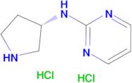 N-[(3S)-Pyrrolidin-3-yl]pyrimidin-2-amine dihydrochloride