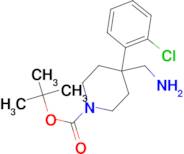 tert-Butyl 4-(aminomethyl)-4-(2-chlorophenyl)piperidine-1-carboxylate