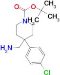 tert-Butyl 4-(aminomethyl)-4-(4-chlorophenyl)piperidine-1-carboxylate