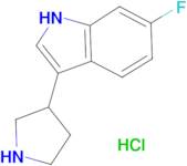 6-Fluoro-3-(pyrrolidin-3-yl)-1H-indole hydrochloride