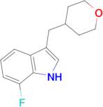 7-Fluoro-3-[(tetrahydro-2H-pyran-4-yl)methyl]-1H-indole