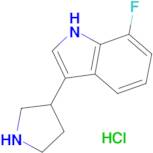 7-Fluoro-3-(pyrrolidin-3-yl)-1H-indole hydrochloride
