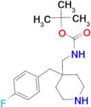 tert-Butyl [4-(4-fluorobenzyl)piperidin-4-yl]methylcarbamate