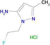 1-(2-Fluoroethyl)-3-methyl-1H-pyrazol-5-amine hydrochloride