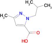 1-Isobutyl-3-methyl-1H-pyrazole-5-carboxylic acid