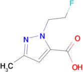 1-(2-Fluoroethyl)-3-methyl-1H-pyrazole-5-carboxylic acid