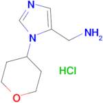 [1-(Tetrahydro-2H-pyran-4-yl)-1H-imidazol-5-yl]methanamine hydrochloride