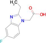 2-[2-Ethyl-5-fluoro-1H-benzo[d]imidazol-1-yl]acetic acid