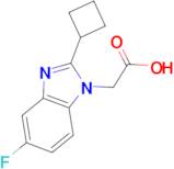 2-[2-Cyclobutyl-5-fluoro-1H-benzo[d]imidazol-1-yl]acetic acid
