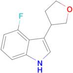 4-Fluoro-3-(tetrahydrofuran-3-yl)-1H-indole