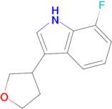 7-Fluoro-3-(tetrahydrofuran-3-yl)-1H-indole