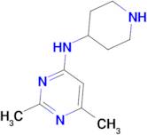 2,6-Dimethyl-N-(piperidin-4-yl)pyrimidin-4-amine