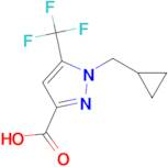 1-(Cyclopropylmethyl)-5-(trifluoromethyl)-1H-pyrazole-3-carboxylic acid