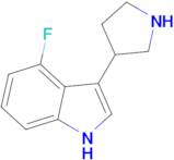 4-Fluoro-3-(pyrrolidin-3-yl)-1H-indole