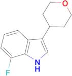 7-Fluoro-3-(tetrahydro-2H-pyran-4-yl)-1H-indole