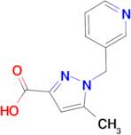 5-Methyl-1-(pyridin-3-ylmethyl)-1H-pyrazole-3-carboxylic acid