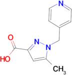 5-Methyl-1-(pyridin-4-ylmethyl)-1H-pyrazole-3-carboxylic acid