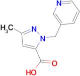 3-Methyl-1-(pyridin-3-ylmethyl)-1H-pyrazole-5-carboxylic acid