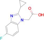 2-[2-Cyclopropyl-5-fluoro-1H-benzo[d]imidazol-1-yl]acetic acid