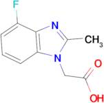 2-[4-Fluoro-2-methyl-1H-benzo[d]imidazol-1-yl]acetic acid