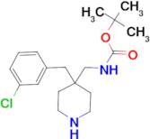 tert-Butyl [4-(3-chlorobenzyl)piperidin-4-yl]methylcarbamate