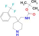 tert-Butyl [4-[2-(trifluoromethyl)benzyl]piperidin-4-yl]methylcarbamate