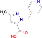 3-Methyl-1-(pyridin-4-ylmethyl)-1H-pyrazole-5-carboxylic acid