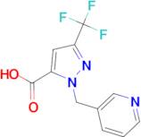 1-(Pyridin-3-ylmethyl)-3-(trifluoromethyl)-1H-pyrazole-5-carboxylic acid