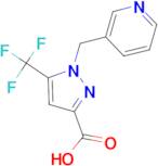 1-(Pyridin-3-ylmethyl)-5-(trifluoromethyl)-1H-pyrazole-3-carboxylic acid