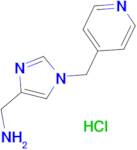 [1-(Pyridin-4-ylmethyl)-1H-imidazol-4-yl]methanamine hydrochloride