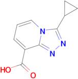 3-Cyclopropyl-[1,2,4]triazolo[4,3-a]pyridine-8-carboxylic acid