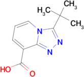 3-tert-Butyl-[1,2,4]triazolo[4,3-a]pyridine-8-carboxylic acid