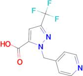 1-(Pyridin-4-ylmethyl)-3-(trifluoromethyl)-1H-pyrazole-5-carboxylic acid