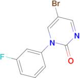 5-Bromo-1-(3-fluorophenyl)pyrimidin-2(1H)-one