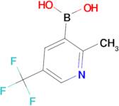 2-Methyl-5-(trifluoromethyl)pyridin-3-ylboronic acid