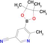 6-Methyl-5-(4,4,5,5-tetramethyl-1,3,2-dioxaborolan-2-yl)nicotinonitrile