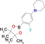 1-[3-Fluoro-4-(4,4,5,5-tetramethyl-1,3,2-dioxaborolan-2-yl)phenyl]piperidine