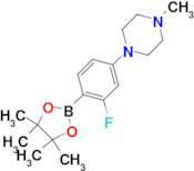 1-[3-Fluoro-4-(4,4,5,5-tetramethyl-1,3,2-dioxaborolan-2-yl)phenyl]-4-methylpiperazine