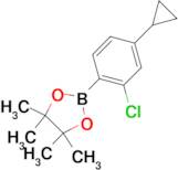 2-(2-Chloro-4-cyclopropylphenyl)-4,4,5,5-tetramethyl-1,3,2-dioxaborolane